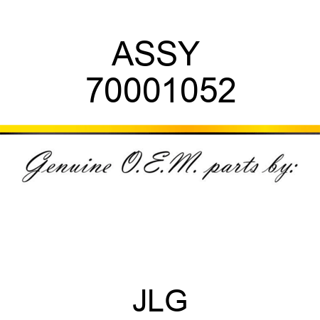 ASSY  70001052