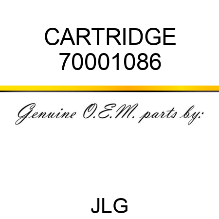 CARTRIDGE 70001086