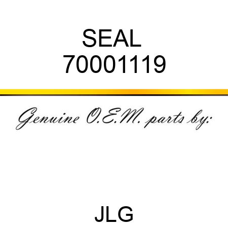 SEAL  70001119