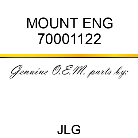 MOUNT ENG 70001122