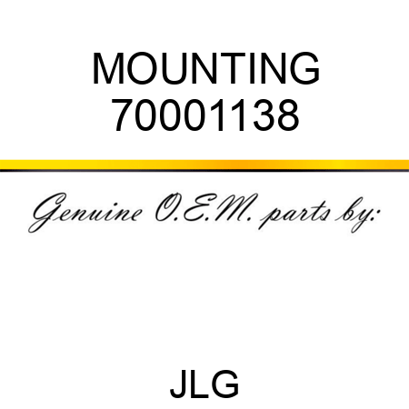 MOUNTING 70001138