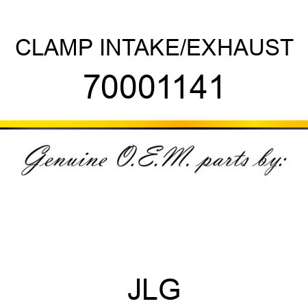 CLAMP INTAKE/EXHAUST 70001141