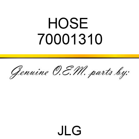 HOSE  70001310