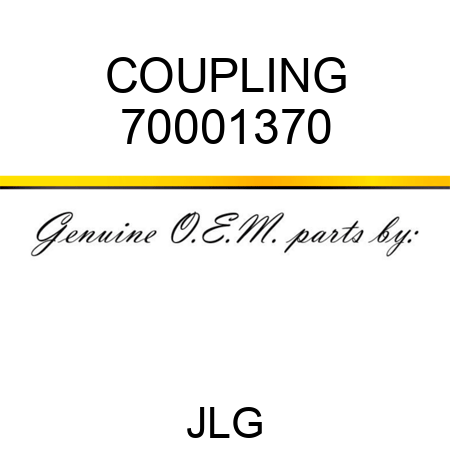 COUPLING 70001370