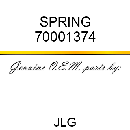 SPRING 70001374