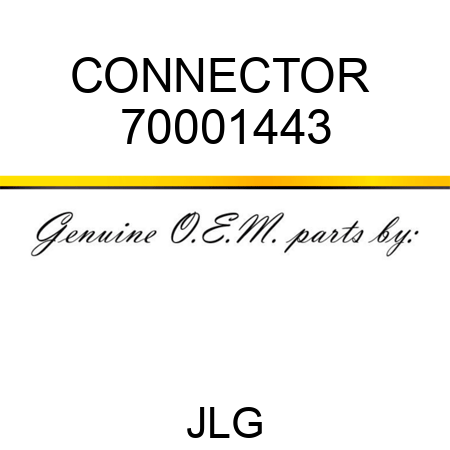 CONNECTOR  70001443