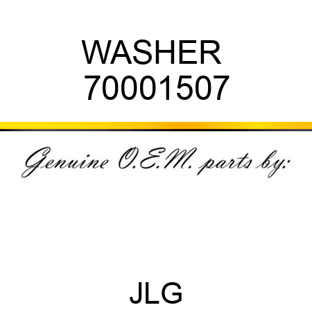 WASHER  70001507