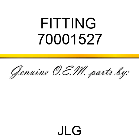 FITTING  70001527