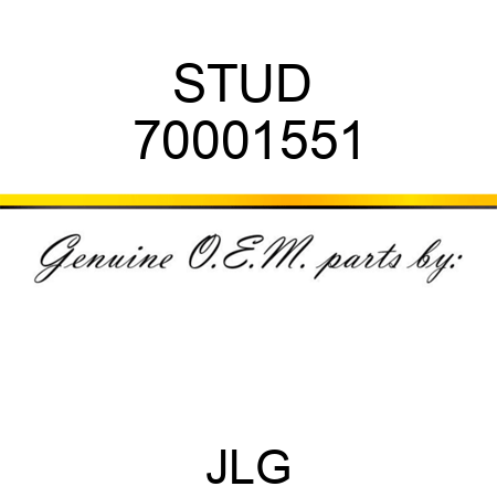 STUD  70001551