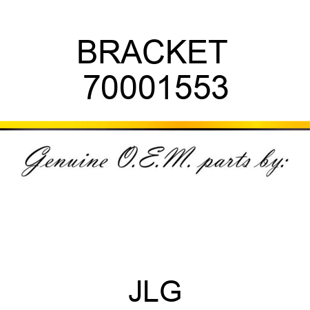 BRACKET  70001553