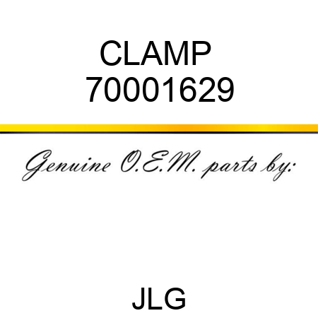 CLAMP  70001629