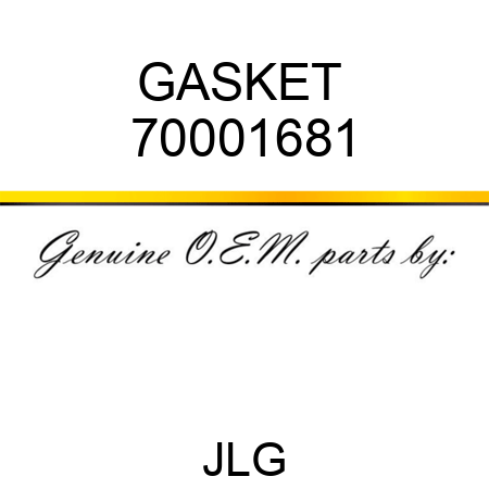 GASKET  70001681