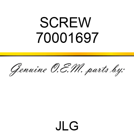 SCREW  70001697