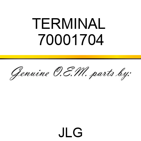 TERMINAL  70001704