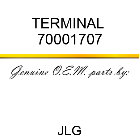 TERMINAL  70001707