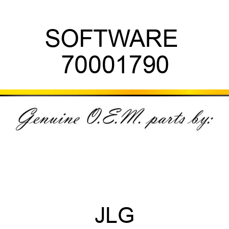 SOFTWARE  70001790