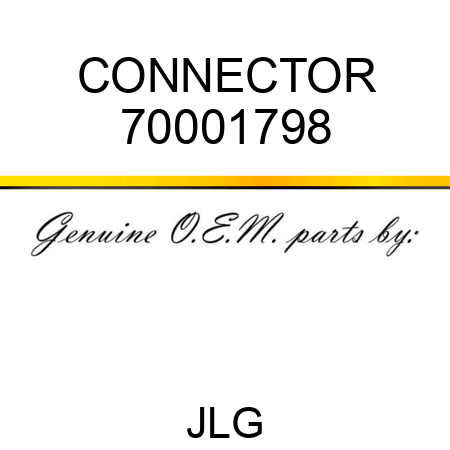 CONNECTOR 70001798
