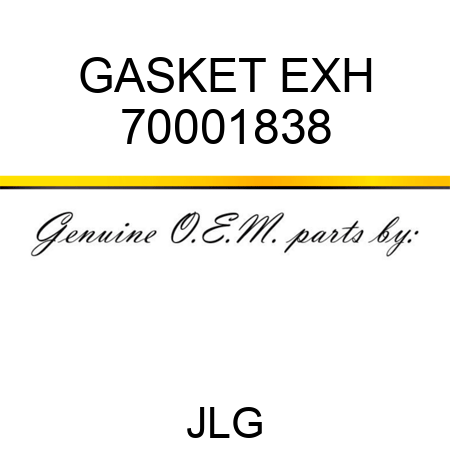 GASKET EXH 70001838