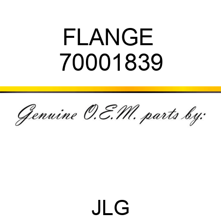 FLANGE  70001839