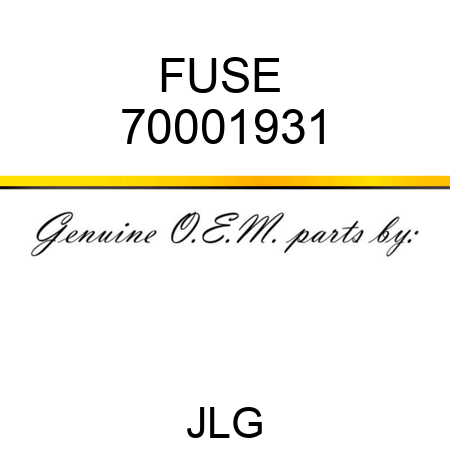 FUSE  70001931