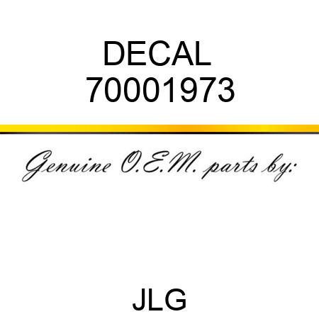 DECAL  70001973