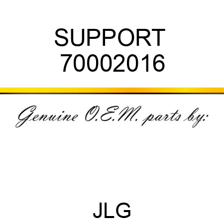 SUPPORT  70002016