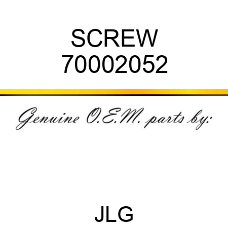 SCREW 70002052