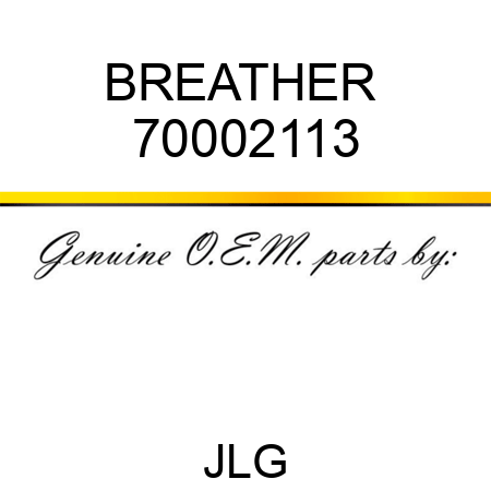 BREATHER  70002113