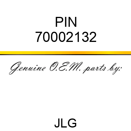PIN 70002132
