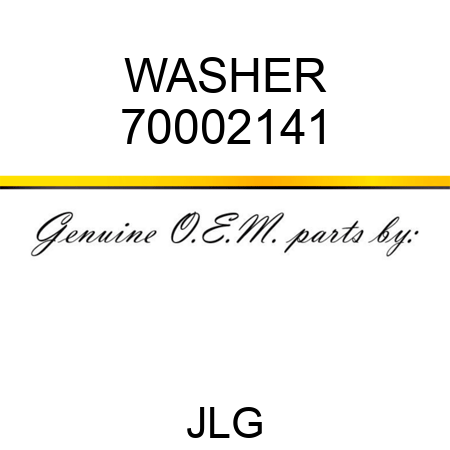 WASHER 70002141