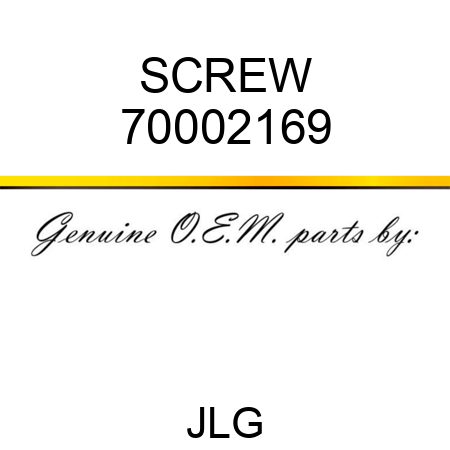 SCREW 70002169