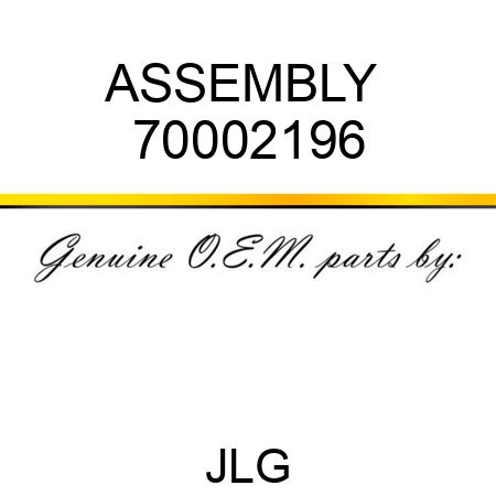 ASSEMBLY  70002196