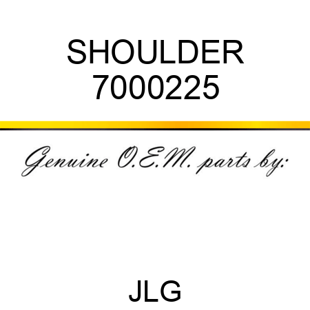 SHOULDER 7000225