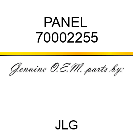 PANEL  70002255