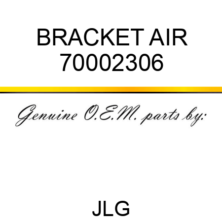 BRACKET AIR 70002306