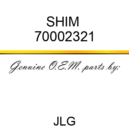 SHIM  70002321