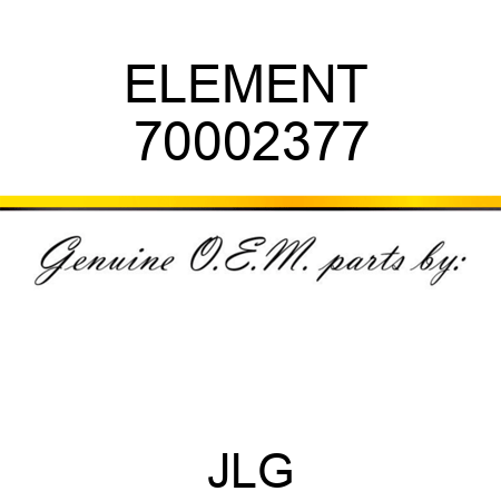 ELEMENT  70002377