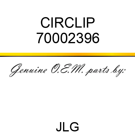 CIRCLIP 70002396