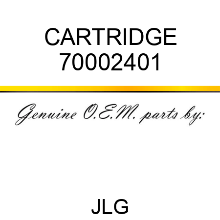 CARTRIDGE 70002401