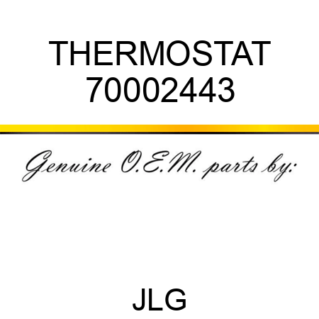 THERMOSTAT 70002443