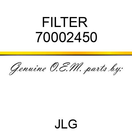 FILTER  70002450