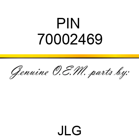 PIN  70002469