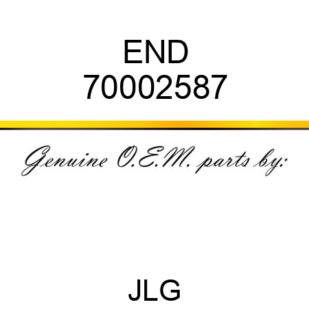 END 70002587