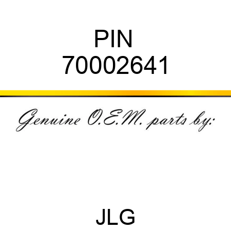 PIN  70002641