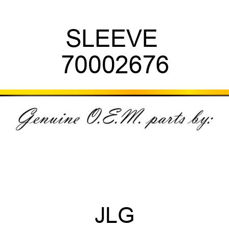 SLEEVE  70002676