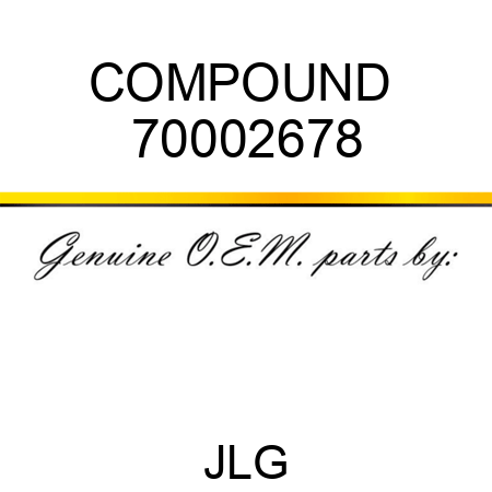 COMPOUND  70002678