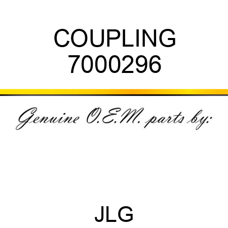 COUPLING 7000296