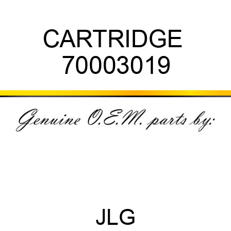 CARTRIDGE  70003019