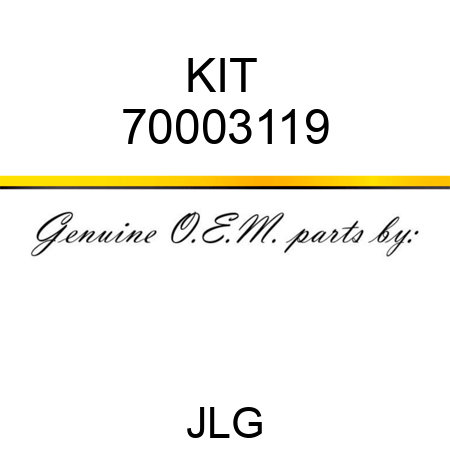 KIT  70003119