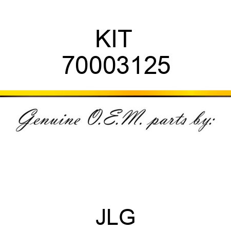 KIT  70003125